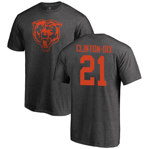 Chicago Bears Men Ash Ha Ha Clinton-Dix One Color NFL Football #21 T Shirt->nfl t-shirts->Sports Accessory